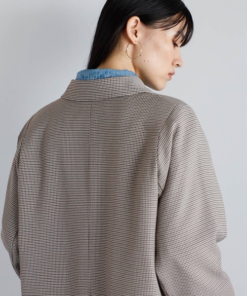 セール】gun club check double-breasted jacket / ガンクラブチェック