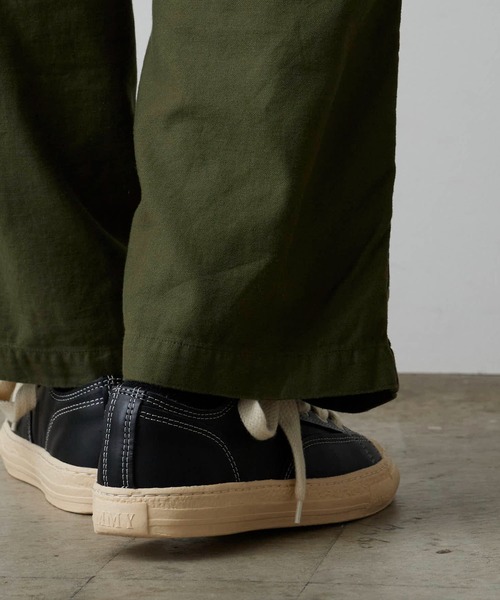 Maison MIHARA YASUHIRO（メゾンミハラヤスヒロ）の「General Scale. Maison MIHARA YASUHIRO /ジェネラルスケール メゾンミハラヤスヒロ TRENT/Leather Low-Top Sneakers キャンバス スニーカー（スニーカー・メンズ・ブラック/ホワイト・43/36/37/38/40/41/42/44）」の19枚目の写真