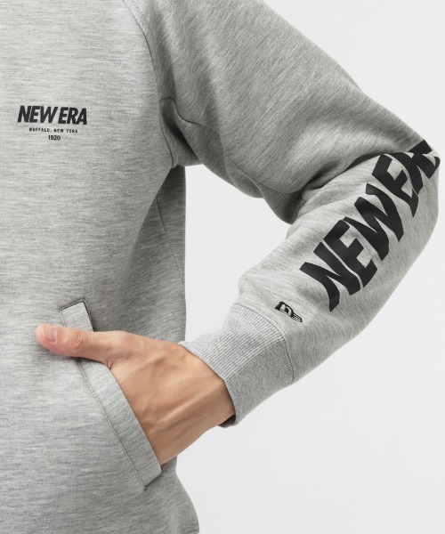 NEW ERA（ニューエラ）の「ニューエラ  TS FZ Hood（パーカー・メンズ・グレー・M/L/LL）」の4枚目の写真