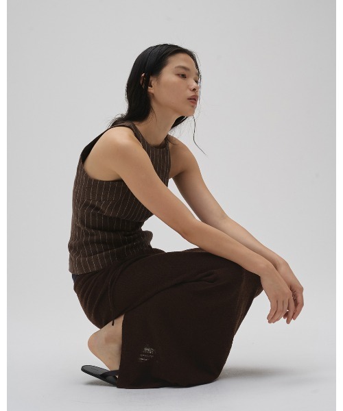 TODAYFUL（トゥデイフル）の「Miniboucle Knit Skirt（スカート・レディース・チョコ/キナリ/ダークグレー・36inch/38inch）」の4枚目の写真