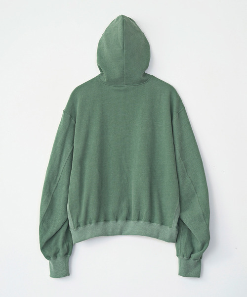 VICTIM（ヴィクティム）の「VICTIM ヴィクティム / VINTAGE EFFECT PARKA ヴィンテージエフェクトプルオーバーパーカー / VTM-25-CS-105（パーカー・メンズ・ブラック/ネイビー/グリーン・1/2/3）」の5枚目の写真