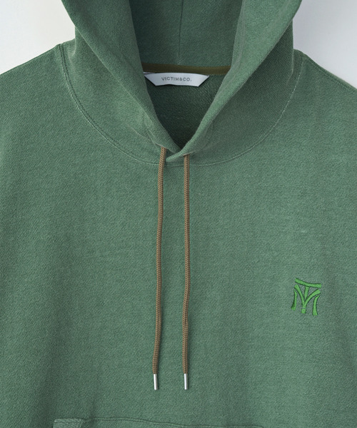 VICTIM（ヴィクティム）の「VICTIM ヴィクティム / VINTAGE EFFECT PARKA ヴィンテージエフェクトプルオーバーパーカー / VTM-25-CS-105（パーカー・メンズ・ブラック/ネイビー/グリーン・1/2/3）」の9枚目の写真