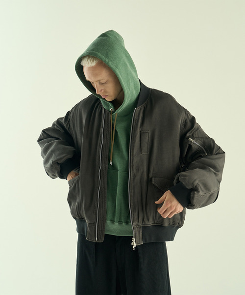 VICTIM（ヴィクティム）の「VICTIM ヴィクティム / VINTAGE EFFECT PARKA ヴィンテージエフェクトプルオーバーパーカー / VTM-25-CS-105（パーカー・メンズ・ブラック/ネイビー/グリーン・1/2/3）」の13枚目の写真