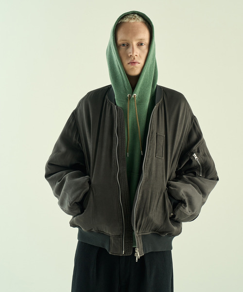 VICTIM（ヴィクティム）の「VICTIM ヴィクティム / VINTAGE EFFECT PARKA ヴィンテージエフェクトプルオーバーパーカー / VTM-25-CS-105（パーカー・メンズ・ブラック/ネイビー/グリーン・1/2/3）」の12枚目の写真