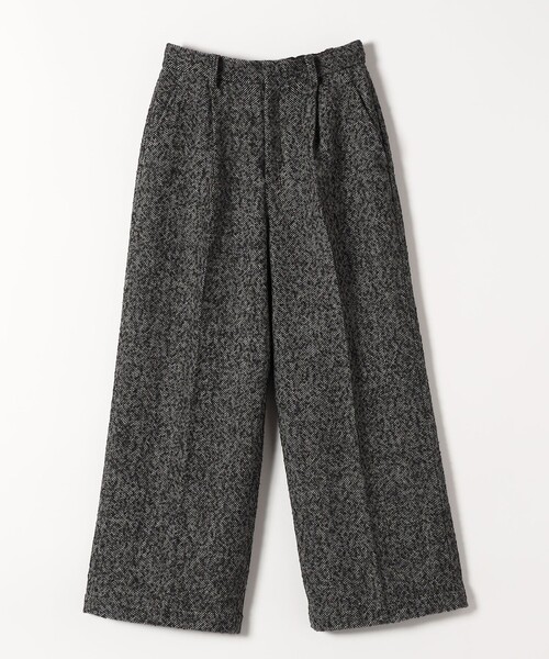 JUSGLITTY タックツイードパンツ セットアップ対応】ツイードタック