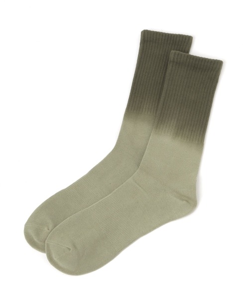 LAKOLE（ラコレ）の「ジャストグラデーションソックス / 581241（ソックス/靴下・メンズ・カーキ/レッド/グレー・FREE）」の3枚目の写真