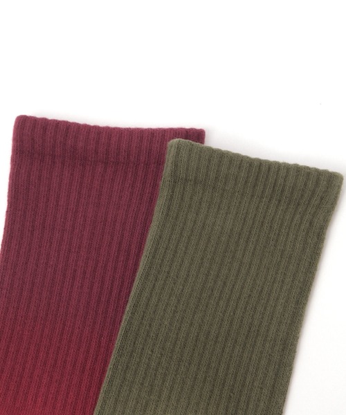 LAKOLE（ラコレ）の「ジャストグラデーションソックス / 581241（ソックス/靴下・メンズ・カーキ/レッド/グレー・FREE）」の7枚目の写真