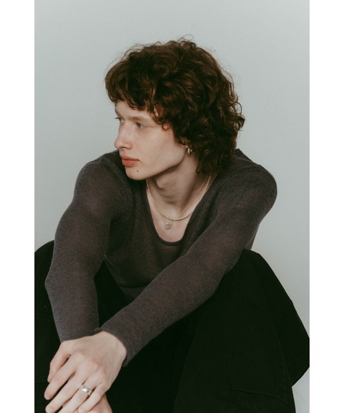 Knuth Marf（クヌースマーフ）の「alpaca sheer knit（ニット/セーター・レディース・アイボリー/ブラウン/ピンク/グレー・FREE）」の10枚目の写真