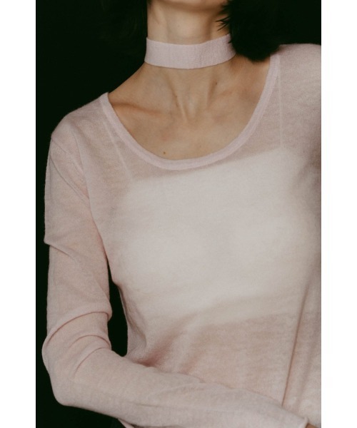 Knuth Marf（クヌースマーフ）の「alpaca sheer knit（ニット/セーター・レディース・アイボリー/ブラウン/ピンク/グレー・FREE）」の20枚目の写真