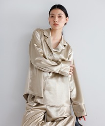 satin tailor shirt / サテンテーラーシャツ