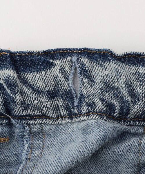 BREEZE（ブリーズ）の「【微起毛】あったかサイドフリンジ ワイドデニムパンツ_ジュニア対応（デニムパンツ・キッズ・ブラック/サックスブルー・90/120/140/100/110/130/80）」の14枚目の写真