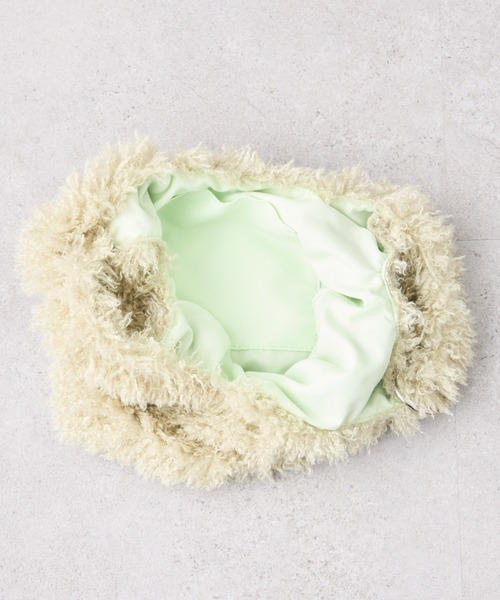 CIAOPANIC TYPY(チャオパニックティピー)の「カラビナ付きボアマルシェBAG(トートバッグ・レディース・ブラウン/パープル/ネイビー/イエロー/ミント・ONE SIZE)」の17枚目の写真