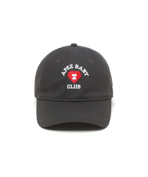 A BATHING APE(アベイシングエイプ)の「EMBROIDERY LOGO BASEBALL CAP #2(キャップ・レディース・ネイビー/ピンク/アイボリー/オリーブ/ブルー・FREE)」の7枚目の写真