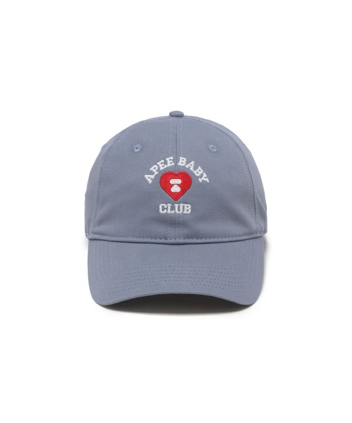 A BATHING APE(アベイシングエイプ)の「EMBROIDERY LOGO BASEBALL CAP #2(キャップ・レディース・ネイビー/ピンク/アイボリー/オリーブ/ブルー・FREE)」の9枚目の写真