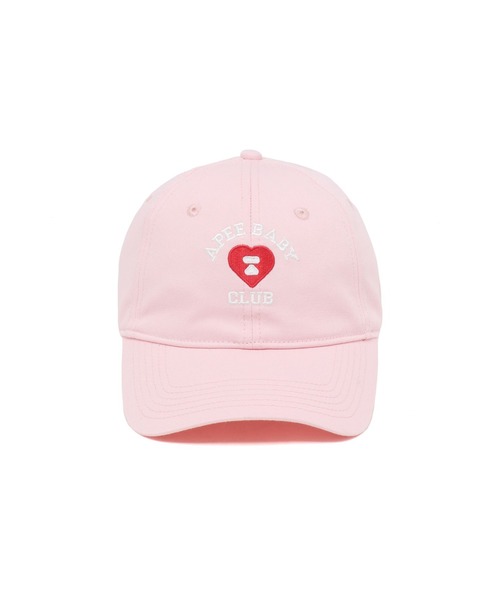 A BATHING APE(アベイシングエイプ)の「EMBROIDERY LOGO BASEBALL CAP #2(キャップ・レディース・ネイビー/ピンク/アイボリー/オリーブ/ブルー・FREE)」の10枚目の写真