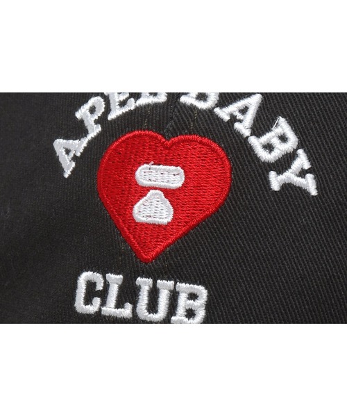 A BATHING APE(アベイシングエイプ)の「EMBROIDERY LOGO BASEBALL CAP #2(キャップ・レディース・ネイビー/ピンク/アイボリー/オリーブ/ブルー・FREE)」の17枚目の写真