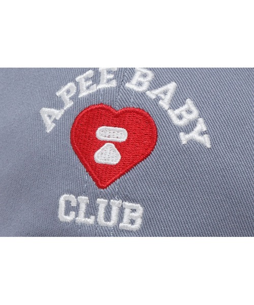A BATHING APE(アベイシングエイプ)の「EMBROIDERY LOGO BASEBALL CAP #2(キャップ・レディース・ネイビー/ピンク/アイボリー/オリーブ/ブルー・FREE)」の19枚目の写真