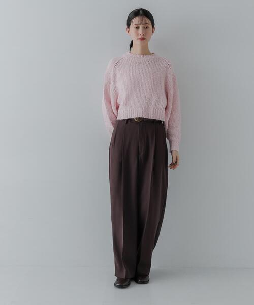 URBAN RESEARCH(アーバンリサーチ)の「ダブルクロスキュプラパンツ(その他パンツ・レディース・ブラック/ネイビー/ブラウン・40/38/42/36)」の8枚目の写真