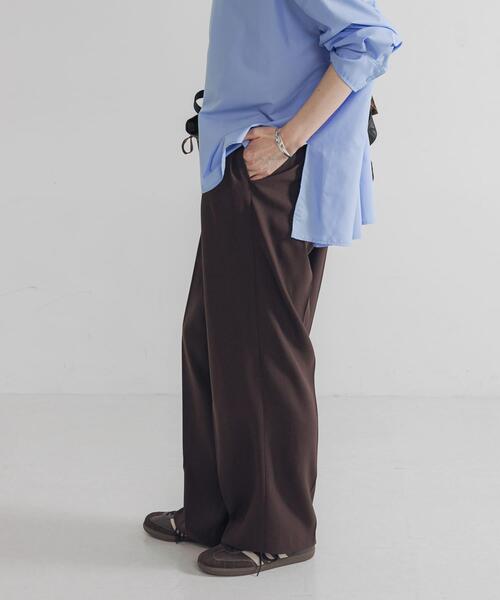 URBAN RESEARCH(アーバンリサーチ)の「ダブルクロスキュプラパンツ(その他パンツ・レディース・ブラック/ネイビー/ブラウン・40/38/42/36)」の12枚目の写真