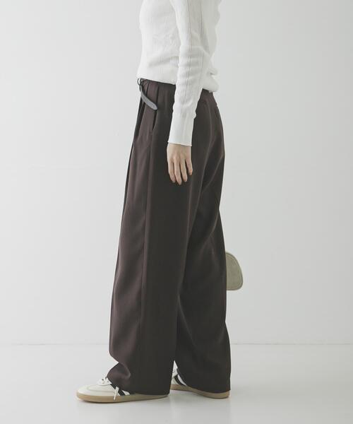 URBAN RESEARCH(アーバンリサーチ)の「ダブルクロスキュプラパンツ(その他パンツ・レディース・ブラック/ネイビー/ブラウン・40/38/42/36)」の16枚目の写真