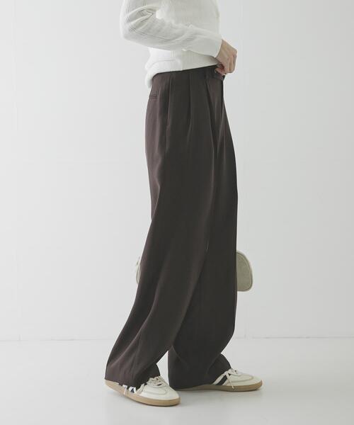 URBAN RESEARCH(アーバンリサーチ)の「ダブルクロスキュプラパンツ(その他パンツ・レディース・ブラック/ネイビー/ブラウン・40/38/42/36)」の17枚目の写真