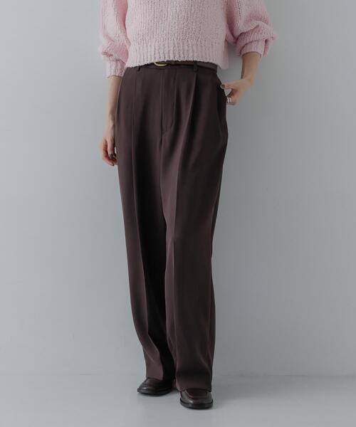 URBAN RESEARCH(アーバンリサーチ)の「ダブルクロスキュプラパンツ(その他パンツ・レディース・ブラック/ネイビー/ブラウン・40/38/42/36)」の21枚目の写真