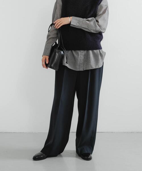 URBAN RESEARCH(アーバンリサーチ)の「ダブルクロスキュプラパンツ(その他パンツ・レディース・ブラック/ネイビー/ブラウン・40/38/42/36)」の17枚目の写真