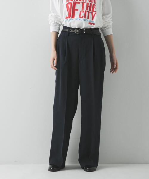 URBAN RESEARCH(アーバンリサーチ)の「ダブルクロスキュプラパンツ(その他パンツ・レディース・ブラック/ネイビー/ブラウン・40/38/42/36)」の5枚目の写真