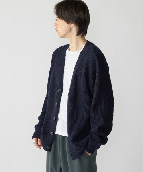 City Ambient Products（シティアンビエントプロダクツ）の「City Ambient Products: AZE Vネック カーディガン（カーディガン/ボレロ・メンズ・ブラウン/ネイビー・SMALL/MEDIUM/LARGE）」の10枚目の写真