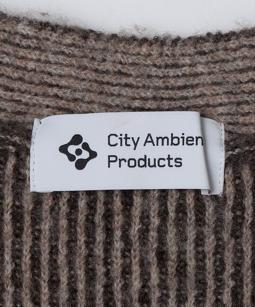 City Ambient Products（シティアンビエントプロダクツ）の「City Ambient Products: AZE Vネック カーディガン（カーディガン/ボレロ・メンズ・ブラウン/ネイビー・SMALL/MEDIUM/LARGE）」の5枚目の写真