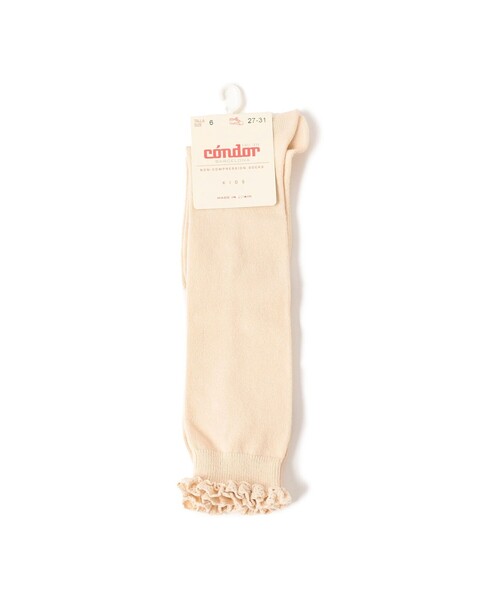 こども ビームス(コドモビームス)の「CONDOR / ニーハイ ソックス(3~8才)(ソックス/靴下・キッズ・インディゴブルー/ホワイト系その他7・6(5-6y)/8(7-8y)/4(3-4y))」の2枚目の写真