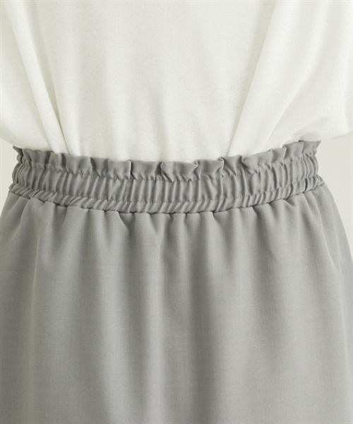 nissen（ニッセン）の「イージーフレアスカート（スカート・レディース・グレー/ブラック/ベージュ・M/L/LL）」の19枚目の写真