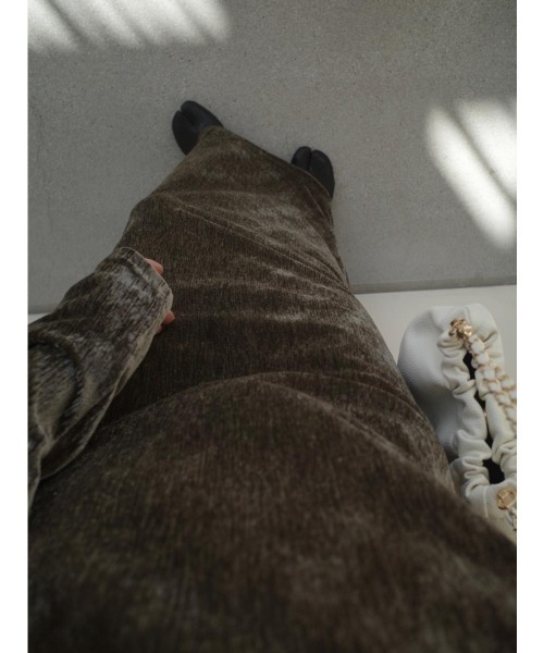 amel（エイメル）の「ベルベットバックオープンドレス / カーキ（ワンピース・レディース・カーキ・FREE）」の10枚目の写真