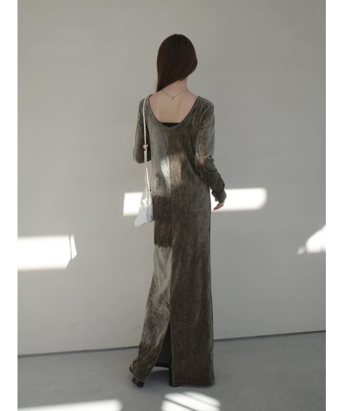 amel（エイメル）の「ベルベットバックオープンドレス / カーキ（ワンピース・レディース・カーキ・FREE）」の19枚目の写真