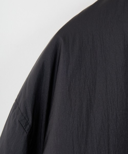 DANTON（ダントン）の「[DANTON/ダントン] ワンポイントロゴ ナイロンボンバージャケット（ブルゾン・レディース・ブラック/グレイッシュベージュ・M/S）」の20枚目の写真