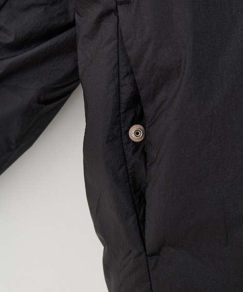 DANTON（ダントン）の「[DANTON/ダントン] ワンポイントロゴ ナイロンボンバージャケット（ブルゾン・レディース・ブラック/グレイッシュベージュ・M/S）」の22枚目の写真