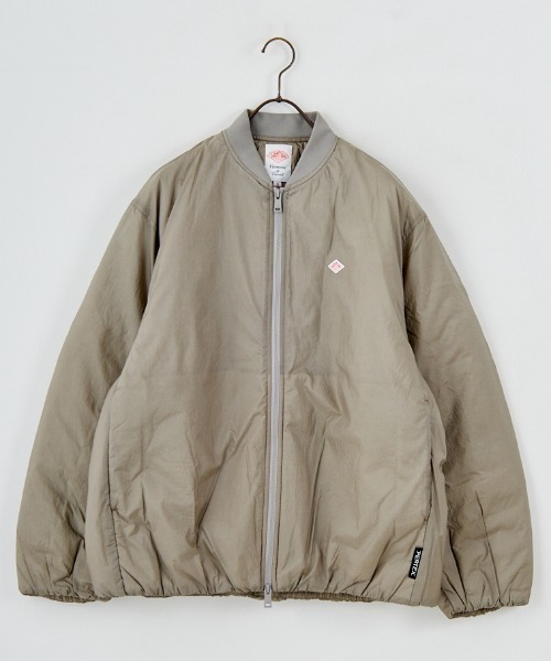 DANTON（ダントン）の「[DANTON/ダントン] ワンポイントロゴ ナイロンボンバージャケット（ブルゾン・レディース・ブラック/グレイッシュベージュ・M/S）」の14枚目の写真