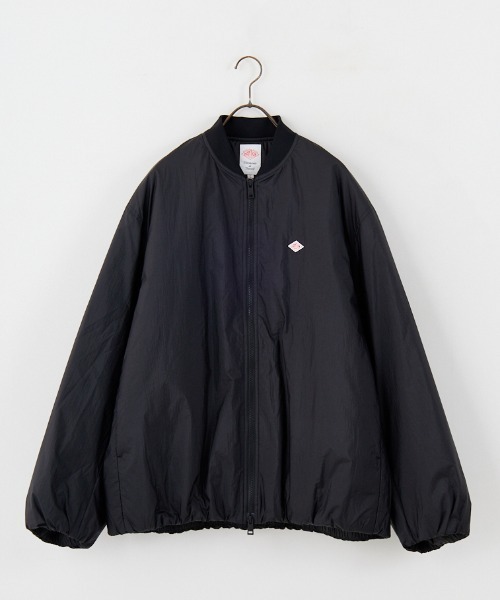 DANTON（ダントン）の「[DANTON/ダントン] ワンポイントロゴ ナイロンボンバージャケット（ブルゾン・レディース・ブラック/グレイッシュベージュ・M/S）」の15枚目の写真