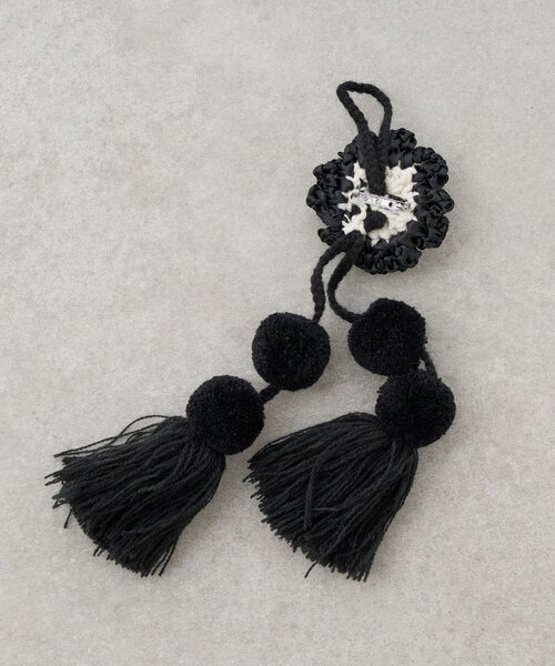 BEARDSLEY（ビアズリー）の「《FRIPIER》チャーム付きクレイジートート（トートバッグ・レディース・キャメル/ブラック・FREE）」の20枚目の写真