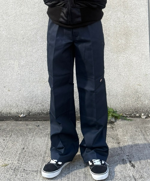 Dickies（ディッキーズ）の「Dickies/ディッキーズ　ダブルニー ワークパンツ ルーズフィット "85283"　レングス30インチ（その他パンツ・メンズ・ブラック/オリーブ/カーキ/ブルーグリーン/ダークグリーン/ネイビー/ホワイト/レッド/ダークブラウン/チャコールグレー・28/30/32/34/36）」の8枚目の写真