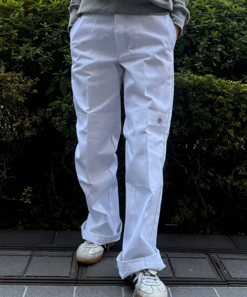 Dickies（ディッキーズ）の「Dickies/ディッキーズ　ダブルニー ワークパンツ ルーズフィット "85283"　レングス30インチ（その他パンツ・メンズ・ブラック/オリーブ/カーキ/ブルーグリーン/ダークグリーン/ネイビー/ホワイト/レッド/ダークブラウン/チャコールグレー・28/30/32/34/36）」の2枚目の写真