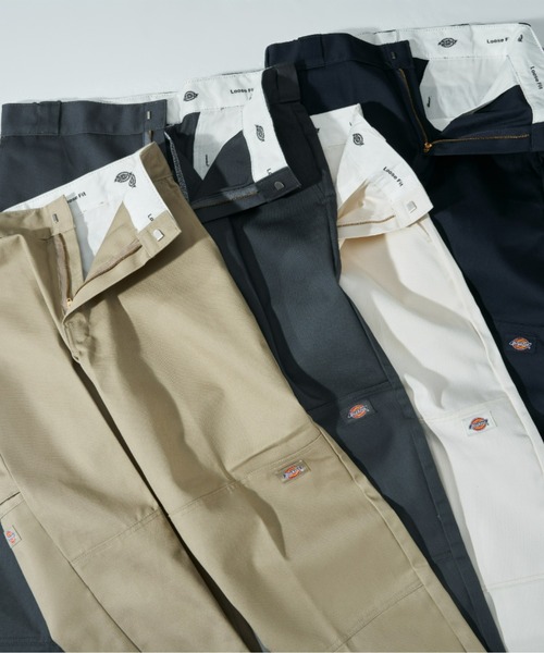 Dickies（ディッキーズ）の「Dickies/ディッキーズ　ダブルニー ワークパンツ ルーズフィット "85283"　レングス30インチ（その他パンツ・メンズ・ブラック/オリーブ/カーキ/ブルーグリーン/ダークグリーン/ネイビー/ホワイト/レッド/ダークブラウン/チャコールグレー・28/30/32/34/36）」の12枚目の写真