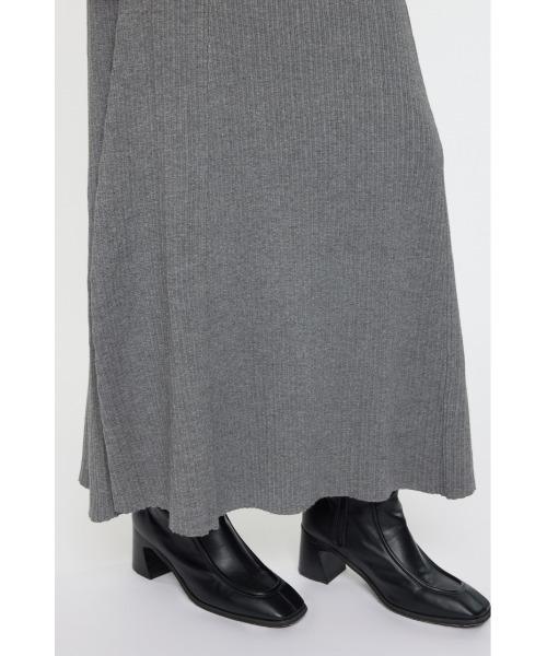 MOUSSY(マウジー)の「ASYMMETRY COLLAR ニットドレス(ワンピース・レディース・ネイビー/杢グレー/ブラック・2/1)」の12枚目の写真