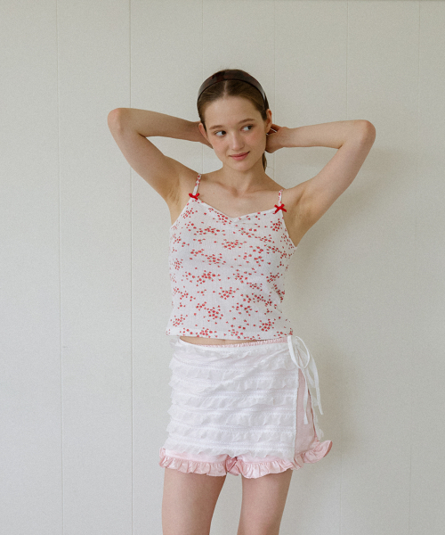 LETERIE(レテリー)の「CANCAN FRILL WRAP SKIRT_WHITE(スカート・レディース・ホワイト・FREE)」の3枚目の写真