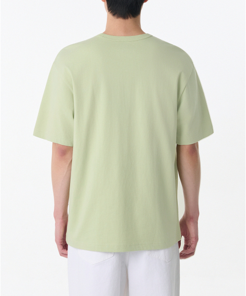 MUSINSA STANDARD（ムシンサスタンダード）の「リラックスフィットクルーネックTシャツ[ダスティミント]（Tシャツ/カットソー・メンズ・その他・MEDIUM/LARGE/X-LARGE/XX-LARGE/SMALL/XXX-LARGE）」の6枚目の写真