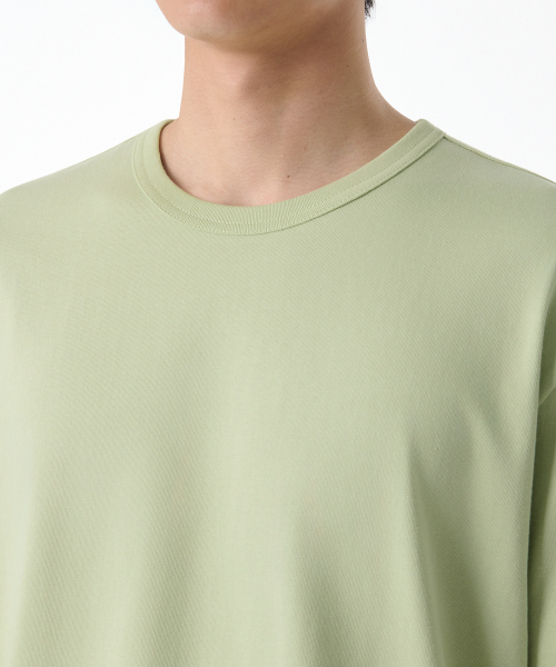 MUSINSA STANDARD（ムシンサスタンダード）の「リラックスフィットクルーネックTシャツ[ダスティミント]（Tシャツ/カットソー・メンズ・その他・MEDIUM/LARGE/X-LARGE/XX-LARGE/SMALL/XXX-LARGE）」の5枚目の写真