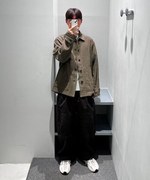 INSILENCE（インサイロンス）の「リネンフレンチワークジャケット ブラウン（デニムジャケット・レディース・その他・SMALL/MEDIUM/LARGE）」の6枚目の写真