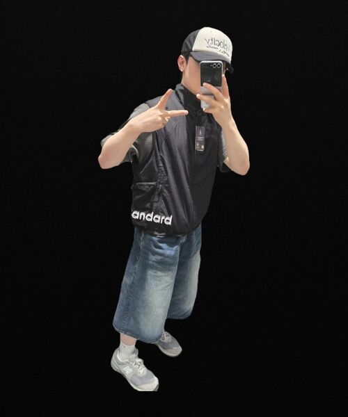 MUSINSA STANDARD（ムシンサスタンダード）の「[シティレジャー] メッシュポケットベスト [ブラック]（ベスト・メンズ・その他・MEDIUM/LARGE/X-LARGE/XX-LARGE）」の12枚目の写真