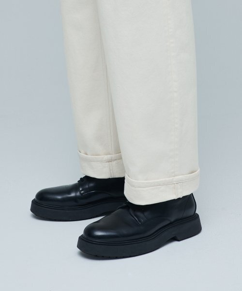 MUSINSA STANDARD（ムシンサスタンダード）の「ワンタックルーズテーパードデニムパンツ[クリーム]（デニムパンツ・メンズ・その他・29/32/31/33/26/27/28/40/38/42/36/34）」の9枚目の写真
