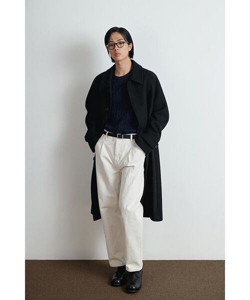 MUSINSA STANDARD（ムシンサスタンダード）の「ワンタックルーズテーパードデニムパンツ[クリーム]（デニムパンツ・メンズ・その他・29/32/31/33/26/27/28/40/38/42/36/34）」の13枚目の写真
